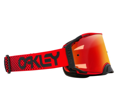 Masque OAKLEY Airbrake MX Moto Red B1B – Écran Prizm™ MX Torch