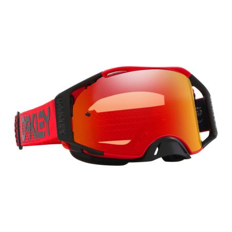 Masque OAKLEY Airbrake MX Moto Red B1B – Écran Prizm™ MX Torch