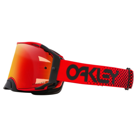 Masque OAKLEY Airbrake MX Moto Red B1B – Écran Prizm™ MX Torch
