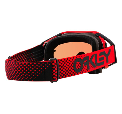 Masque OAKLEY Airbrake MX Moto Red B1B – Écran Prizm™ MX Torch