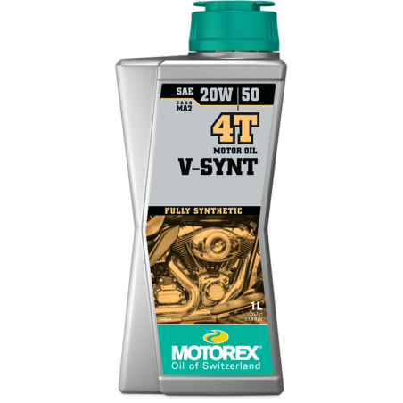 Huile moteur MOTOREX V-SYNT 4T - 20W50 - 60L