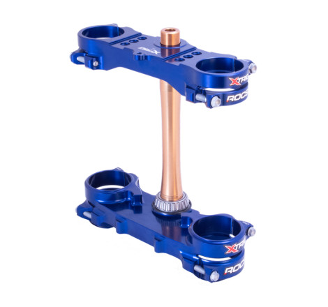 Té de fouche XTRIG ROCS Tech - bleu 250/450 YZ-F/XXF