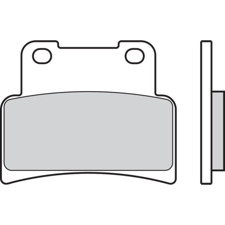 Plaquettes de frein BREMBO Scooter carbone céramique - 07100