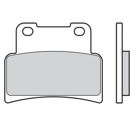 Plaquettes de frein BREMBO Scooter carbone céramique - 07100