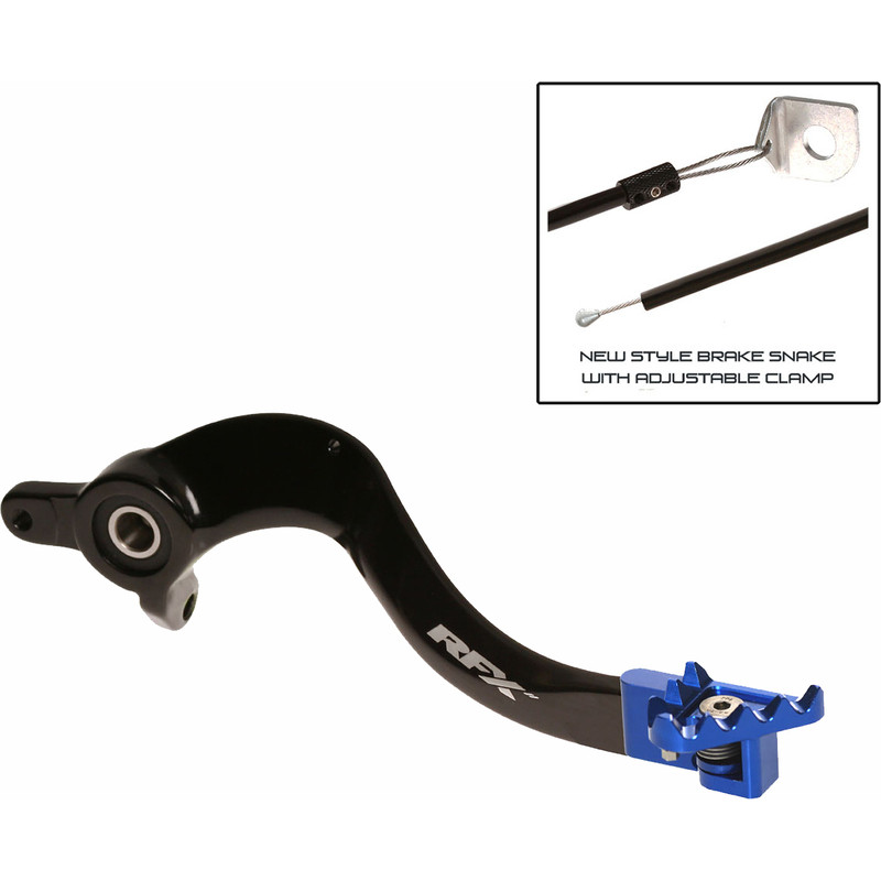 Pédale de frein arrière RFX Pro FT - bleu 125/250/350/450 SX/SX-F/TC/FC/MC/MC-F