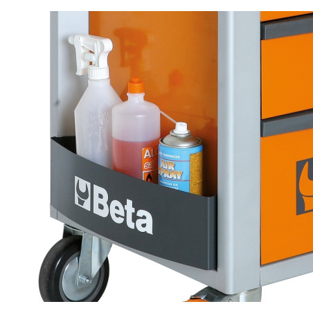 Servante mobile d’atelier BETA 6 tiroirs orange
