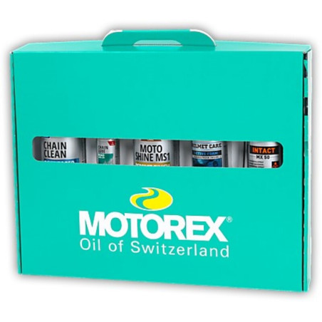 Kit de nettoyage, entretien et lubrification MOTOREX X-Ride N’Shine - soin complet moto haute performance