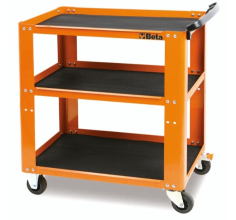 Chariot d’atelier métallique BETA C51 orange