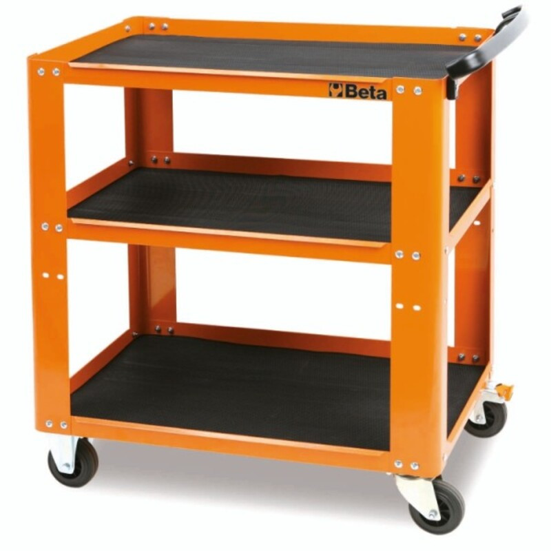 Chariot d’atelier métallique BETA C51 orange