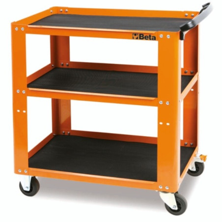 Chariot d’atelier métallique BETA C51 orange
