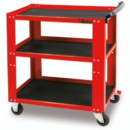 Chariot d’atelier métallique BETA C51 rouge