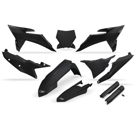 Kit plastiques UFO Noir pour KTM SX / SX-F 125 / 250 / 350 / 450 – 2025