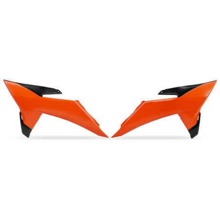 Ouïes de radiateur UFO Orange pour KTM SX/SX-F 125/250/350/450