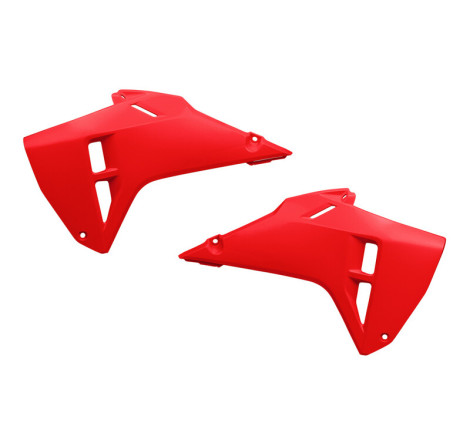 Ouïes de radiateur UFO Rouge pour Honda CRF 250/450 2025