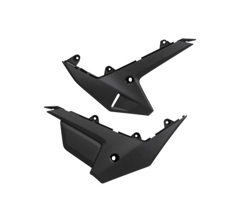 Plaques latérales inférieures UFO noires pour Honda CRF 250 / 450 (2025)