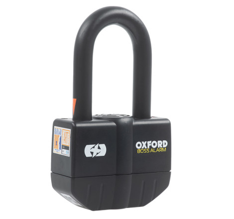 Antivol chaîne OXFORD Boss Alarm 16mm + chaine 12mm X 1.5m