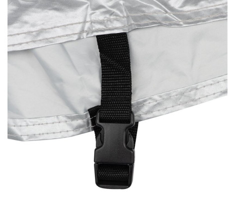 Housse de protection extérieur OXFORD Rainex noir/argent - Moto / Scooter avec Top case - S