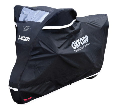 Housse de protection extérieur OXFORD Stormex noir - moto / scooter - XL