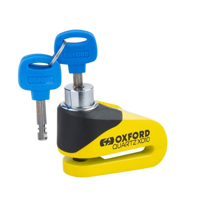 Bloque-disque OXFORD Quartz XD10 - Ø10mm jaune/noir