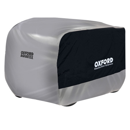 Housse de protection extérieur OXFORD noir/argent - Quad - M