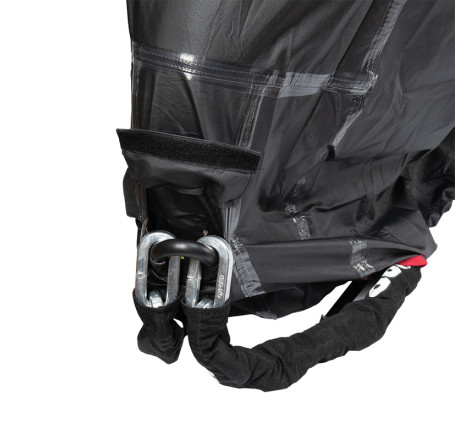 Housse de protection extérieur OXFORD Rainex noir/argent - moto / scooter - XL