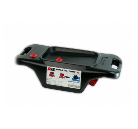 Bac de récupération RACETECH pour lève-moto TT R15 noir 5 L