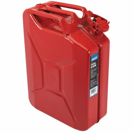 Bidon de carburant en acier DRAPER rouge 20 L