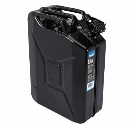Bidon de carburant en acier DRAPER noir 20 L