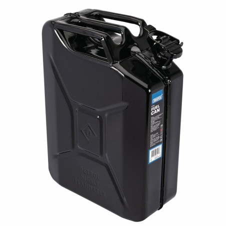 Bidon de carburant en acier DRAPER noir 20 L