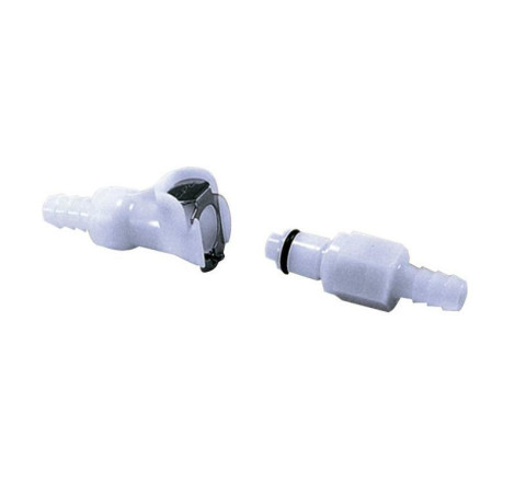 Raccord rapide MOTION PRO Ø8mm double blocage blanc