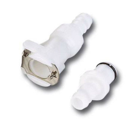 Raccord rapide MOTION PRO Ø6mm simple blocage blanc