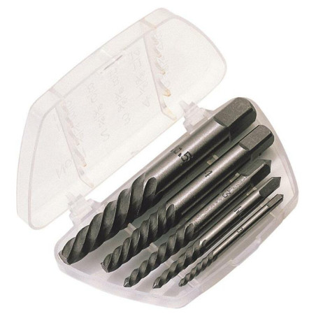 Coffret Extracteur de Vis DRAPER 5 Pièces | Acier Carbone 3 à 18 mm