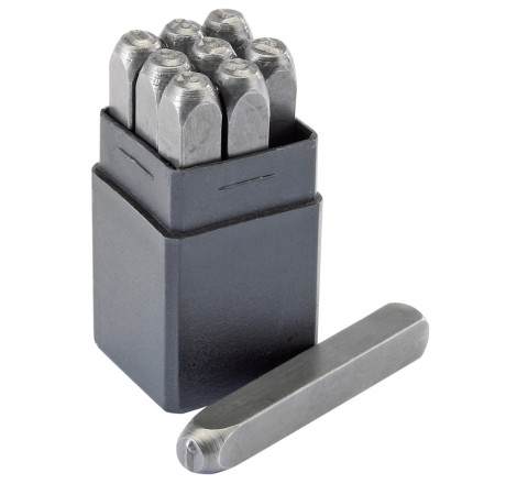 Jeu de Chiffres à Frapper DRAPER 4,5 mm | Marquage Métal de Précision