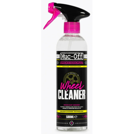 Nettoyant jantes Muc-Off Wheel Cleaner spray 500ml - dégraissant moto et voiture haute performance