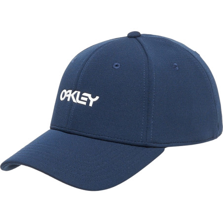 Casquette OAKLEY Stretch Metallic - Abyss/blanc