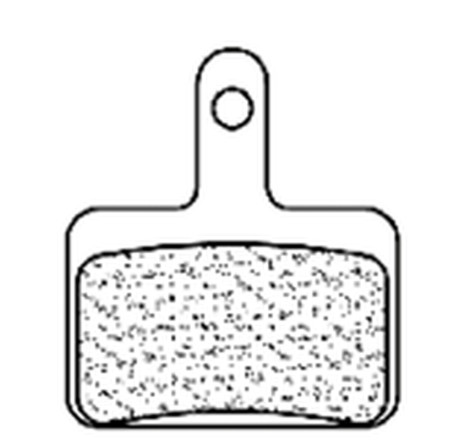 Plaquette de frein pour vélo électrique CL BRAKES ECX - métal fritté - 4021ECX