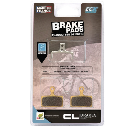 Plaquette de frein pour vélo électrique CL BRAKES ECX - métal fritté - 4062ECX