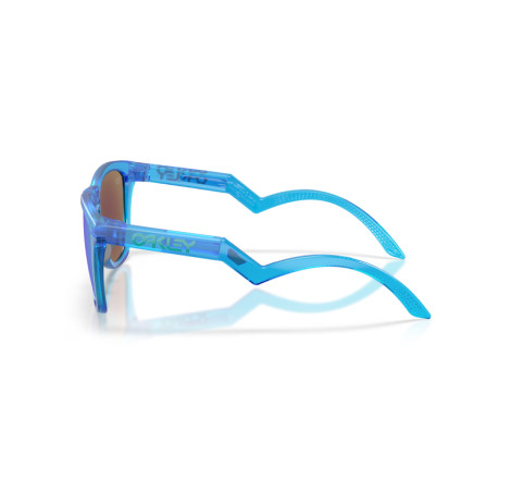 Lunettes de soleil OAKLEY Frogskins™ Hybrid Fabio Quartararo Signature Series Matte Acid Blue - verres Prizm Sapphire
