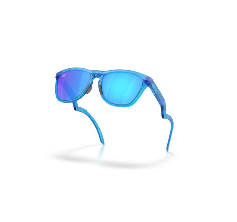 Lunettes de soleil OAKLEY Frogskins™ Hybrid Fabio Quartararo Signature Series Matte Acid Blue - verres Prizm Sapphire