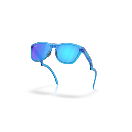 Lunettes de soleil OAKLEY Frogskins™ Hybrid Fabio Quartararo Signature Series Matte Acid Blue - verres Prizm Sapphire