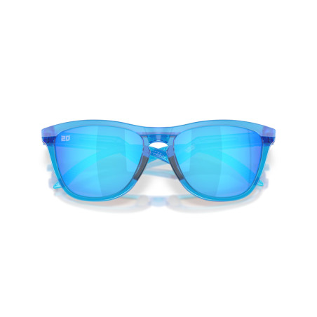 Lunettes de soleil OAKLEY Frogskins™ Hybrid Fabio Quartararo Signature Series Matte Acid Blue - verres Prizm Sapphire