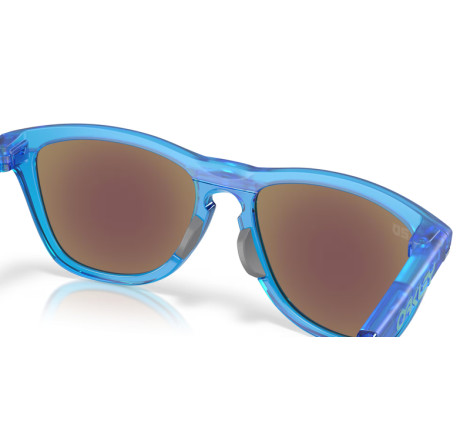 Lunettes de soleil OAKLEY Frogskins™ Hybrid Fabio Quartararo Signature Series Matte Acid Blue - verres Prizm Sapphire
