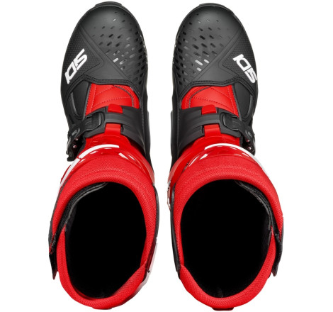 Bottes SIDI Crossair pointure 43 - noir / rouge