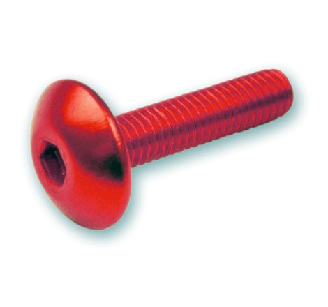 V PARTS screw allen M6x15 Red