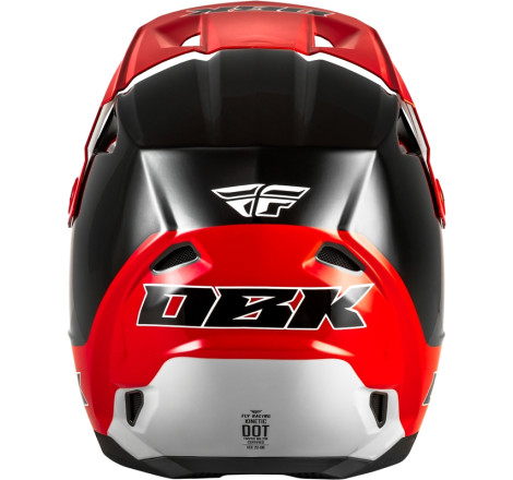 Casque FLY RACING Kinetic Special Edition DBK – noir/rouge/gris, Taille L