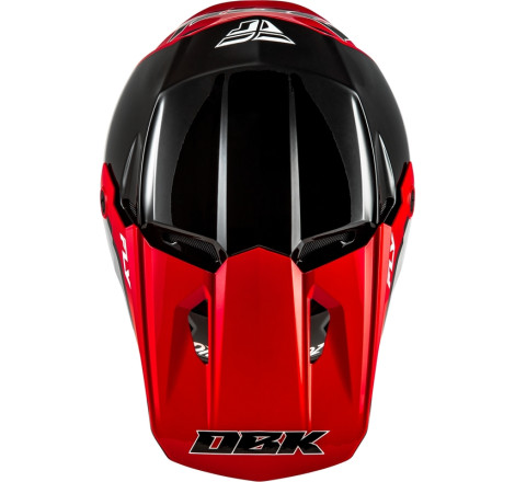 Casque FLY RACING Kinetic Special Edition DBK – noir/rouge/gris, Taille L