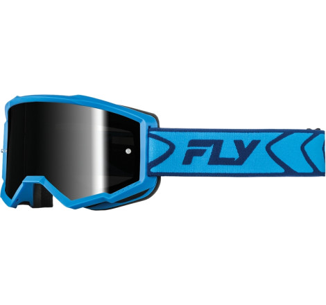 Masque FLY RACING Zone Bleu/Navy – écran noir