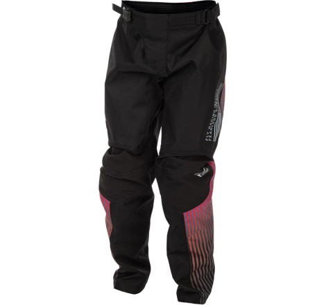 Pantalon enfant FLY RACING F-16 Taille 24 - noir/rouge/violet