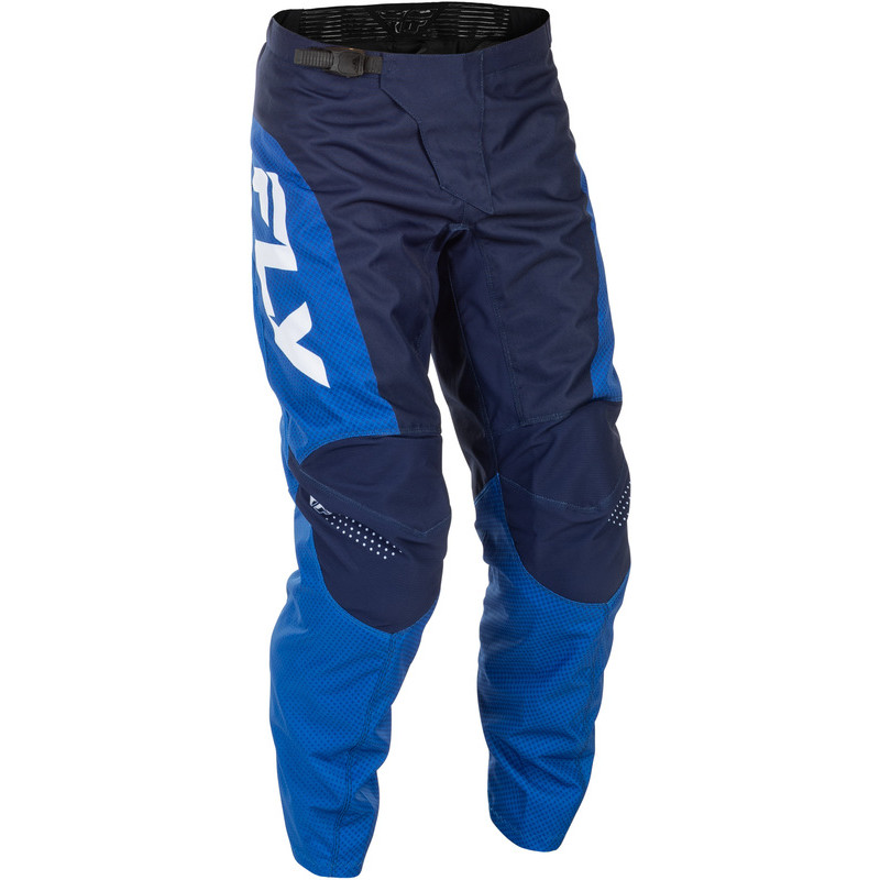 Pantalon FLY RACING F-16 Taille 32 - bleu/bleu foncé/blanc