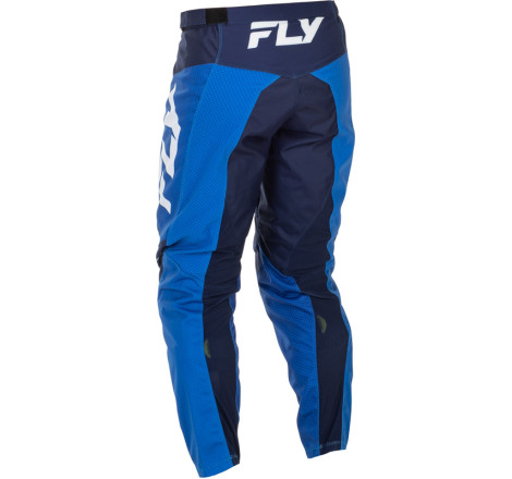 Pantalon FLY RACING F-16 Taille 32 - bleu/bleu foncé/blanc